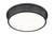 Z-Lite Bentley LED Flush Mount in Matte Black - 7702F20-MB-LED
