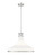 Z-Lite Reznor One Light Pendant in Brushed Nickel - 831P18-BN