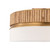 Minka-Lavery Nebri Three Light Semi-Flush Mount in Legacy Brass - 12054-732