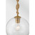 Minka-Lavery Elyric One Light Mini Pendant in Legacy Brass - 15565-732