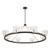 Minka-Lavery Noellea Eight Light Chandelier in Dark Bronze - 12728-796