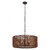 Minka-Lavery Beaudelle Four Light Pendant in Dark Bronze - 12954-860