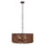 Minka-Lavery Beaudelle Four Light Pendant in Dark Bronze - 12954-860