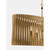 Minka-Lavery Aven Eight Light Linear Chandelier in Sand Coal Black - 16027-877