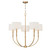 Minka-Lavery Molvene Five Light Chandelier in Legacy Brass - 12115-732