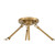 Minka-Lavery Halora Three Light Semi-Flush Mount in Legacy Brass - 14086-732