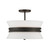Minka-Lavery Dalvor Three Light Semi-Flush Mount in Dark Bronze - 12417-860