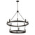 Minka-Lavery Dalvor 12 Light Pendant in Dark Bronze - 12419-860