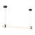 Minka-Lavery Sorelle LED Linear Chandelier in Dark Bronze - 2506-860-L
