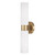 Capital Lighting Theo Two Light Wall Sconce in Aged Brass - 652621AD