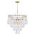 Metropolitan Glassara Ten Light Pendant in Legacy Brass - N3128-732