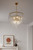 Metropolitan Glassara Ten Light Pendant in Legacy Brass - N3128-732