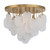 Metropolitan Velisse Five Light Flush Mount in Legacy Brass - N3675-732