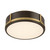 Minka-Lavery Lynca LED Flush Mount in Legacy Brass - 14225-855-L