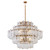 Minka-Lavery Vionne Eight Light Pendant in Legacy Brass - 12655-732