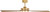 Visual Comfort Fan Elara 56" Ceiling Fan in Burnished Brass - 3ELASM56BBSNH