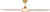 Visual Comfort Fan Selen 60" Ceiling Fan in Burnished Brass - 3SLNSM60BBSWWOD