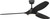 Visual Comfort Fan Selen 60" Ceiling Fan in Midnight Black - 3SLNSM60MBKD
