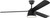 Visual Comfort Fan Studio 60" Ceiling Fan in Midnight Black - 3STUSM60MBKD