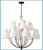 Visual Comfort Studio Marina 12 Light Chandelier in Aged Iroged Iron - CC18412AI