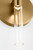 Visual Comfort Studio Silas LED Wall Sconce in Burnished Brass/Burnished Brass - SLW1082BBS
