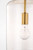 Visual Comfort Studio Nodier One Light Pendant in Burnished Brass/Burnished Brass - LXP1061BBS