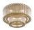 Eurofase Glasbury Nine Light Flush Mount in Gold - 49169-010