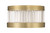 Eurofase Empra LED Flush Mount in Gold - 49355-017