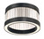 Eurofase Empra LED Flush Mount in Matte Black - 49355-024