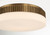 Eurofase Purgos LED Flush Mount in Antique Brass - 49914-016