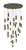 Eurofase Ronda LED Chandelier in Weathered Brass - 50120-017