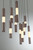 Eurofase Ronda LED Linear Chandelier in Harlow Bronze - 50121-021