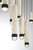 Eurofase Cambre LED Linear Chandelier in Matte Black - 50129-010