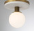 Eurofase Carnagie LED Flush Mount in Antique Brass - 50187-010