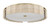 Eurofase Roslington LED Flush Mount in Gold - 50205-011
