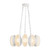 Alora Cortez LED Chandelier in Antique White - CH305725AW