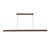 Alora Dottie LED Linear Pendant in Walnut - LP403148WT