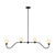 Alora Beckett Four Light Linear Pendant in Matte Black - LP408148MB