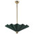 Alora Furrow LED Pendant in Pine Green - PD354125PGN