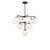 Generation Lighting Nube Ten Light Chandelier in Midnight Black - GLC18010MBKE