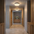 Generation Lighting Axira Two Light Flush Mount in Midnight Black - GLF1992MBKE