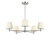 Generation Lighting Vilera Five Light Chandelier in Brushed Nickel - GLC1865BNE
