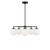 Generation Lighting Nube Five Light Chandelier in Midnight Black - GLC1795MBK