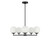 Generation Lighting Nube Five Light Chandelier in Midnight Black - GLC1795MBK