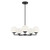 Generation Lighting Nube Five Light Chandelier in Midnight Black - GLC1795MBK