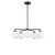 Generation Lighting Nube Five Light Chandelier in Midnight Black - GLC1795MBK