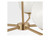 Generation Lighting Nube Five Light Chandelier in Satin Brass - GLC1795SB