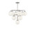 Generation Lighting Nube Ten Light Chandelier in Brushed Nickel - GLC18010BNE