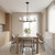 Generation Lighting Neblina Five Light Chandelier in Midnight Black - GLC1935MBKE