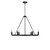 Generation Lighting Mirla Six Light Chandelier in Midnight Black - GLC2016MBKE